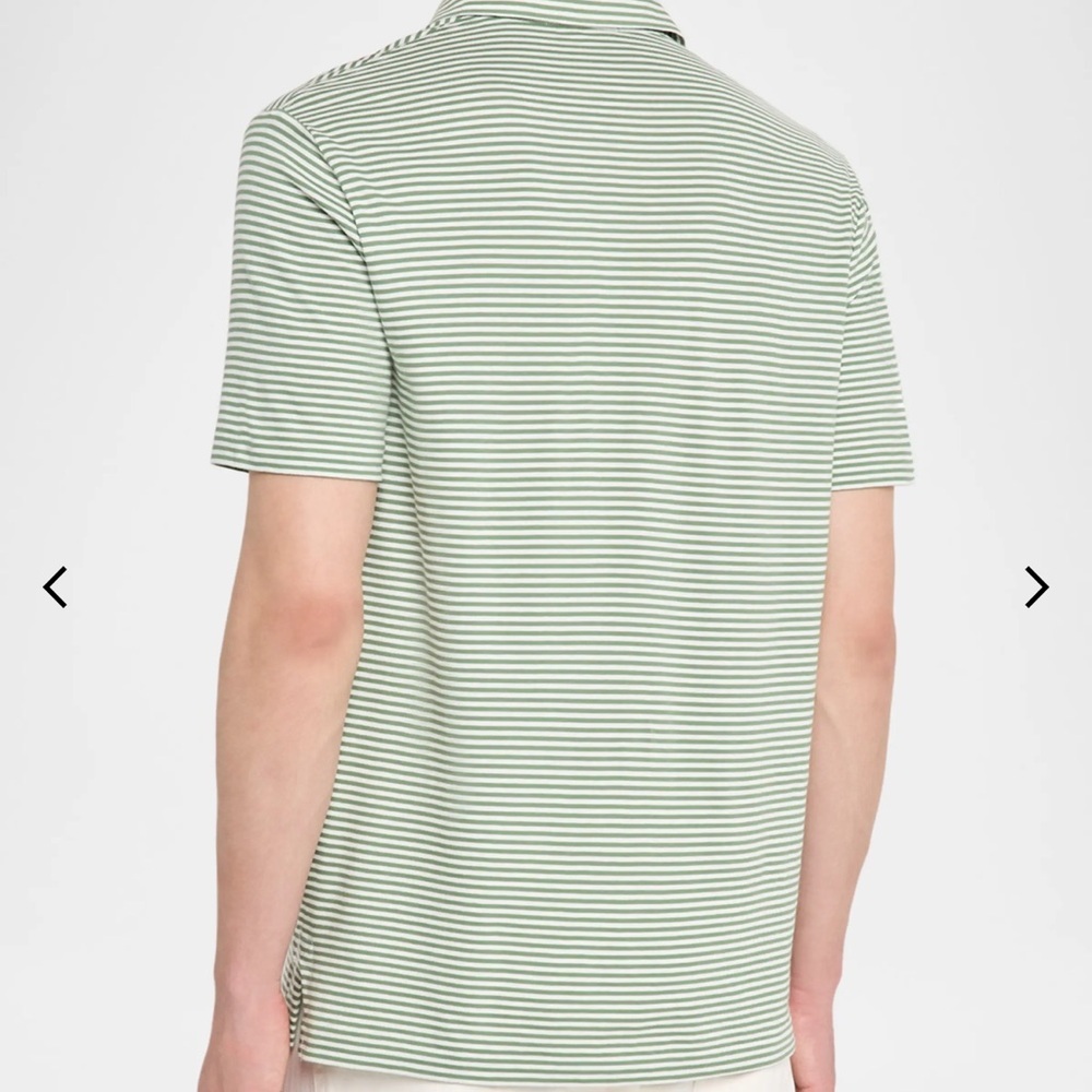 Polo by Ralph Lauren Green and White‎ Striped Shirt
